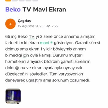 Beko Marka TELEVİZYON'da Kronik LED Arızası (Beko Ayıplı Mal Satışı)