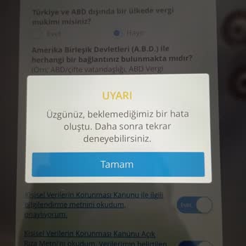 Denizbank Deniz Mobil Hata Veriyor