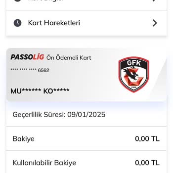 Passolig Kartım İptal Edilsin