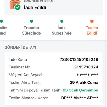Trendyol Express Ürünü Hem Kendileri Kaybedip Hem De Ücret İademi Yapmadılar
