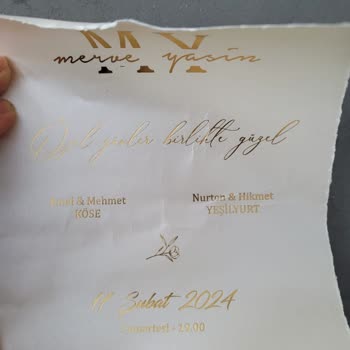 Davetiyen.com.tr Pişmanlıktır. Çok Kalitesiz Ürünler