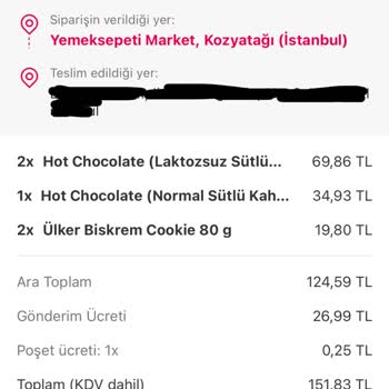 Yemeksepeti Market Yemeksepeti Everyday Roastery Ayıplı Ürün İçin İade Yapmıyor
