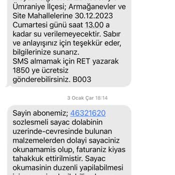 İSKİ Su Kesintisi Eziyeti