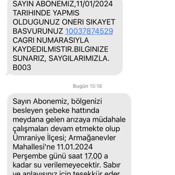 İSKİ Su Kesintisi Eziyeti