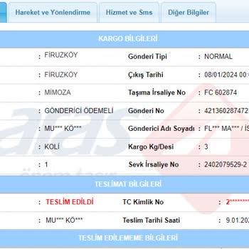 FLO Ayakkabı 2 Çift Spor Ayakkabım Gelmedi Ama Teslim Edildi Yazısı Geldi:(
