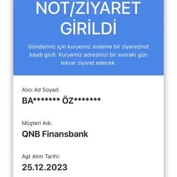 AGT Kurye (aynigunteslim.com) Banka Kartı Teslimatında Yaşanan Gecikme Şikayeti