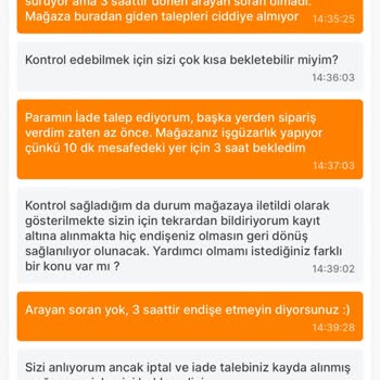 Migros Çevrimiçi Sipariş Teslimatında Yaşanan Sorunlar