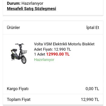 A101 Siparişimin Uzun Süredir Hazırlanması Hakkında Şikayet