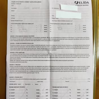 Elida Güzellik Merkezi'nin Parayı Alıp Ortadan Kayboluşu