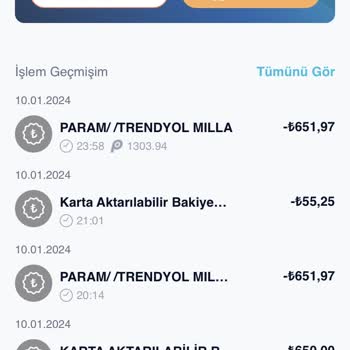 Paycell Trendyol Milla İade Sorunu