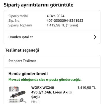 Amazon Türkiye'den Sipariş Vermek Pişmanlıktır