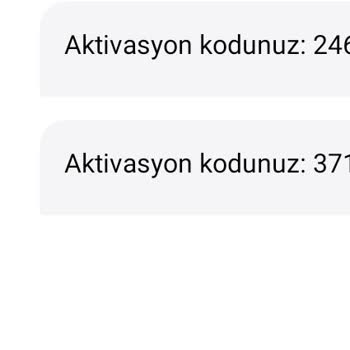 Şikayet Aktivasyon Kodu. 0850 701 01 42