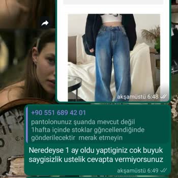 Charmé Butik İnternet Mağazasından Pantolon Siparişim Gelmedi Ve İade Sorunu