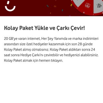 Vodafone Çark Çevirememe Sorunu