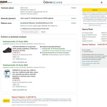 Amazon.com Sitesinde İndirim Tutarı Tarafıma Ödenmiyor.