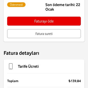 Vodafone Taahhüt Sonrası Fahiş Fiyat Artışı