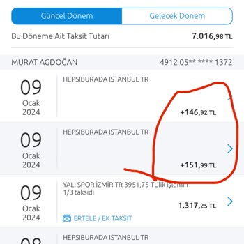 Yapı Kredi Bankası Sipariş İptalinde Yapı Kredi Word Puanı İade Etmiyor