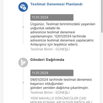 MNG Kargo Sorumsuzluk Ve Teslim Etmeme