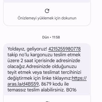 Aras Kargo Bugün Alma Yarin Al Ama Şubeden