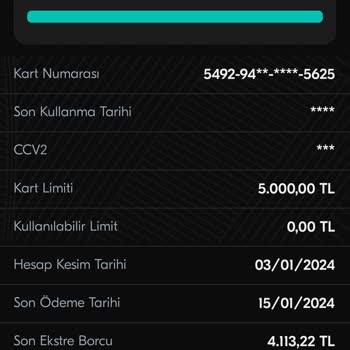 Türkiye Finans Kredi Kartı Talebinin Reddedilmesine İlişkin Mağduriyet