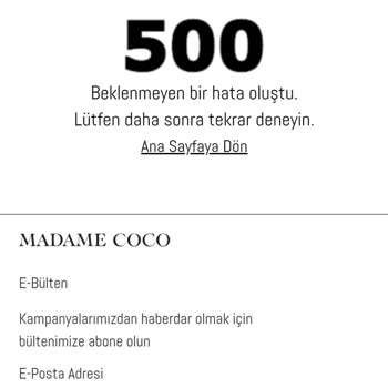 Madame Coco Online Satış Sitesinden İade Sürecinde Yaşanan Sorunlar