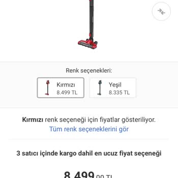 Vestel Dikey Şarjlı Süpürge Mağduriyeti