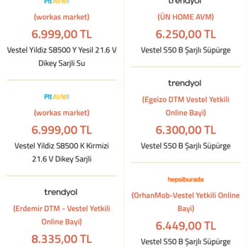 Vestel Dikey Şarjlı Süpürge Mağduriyeti