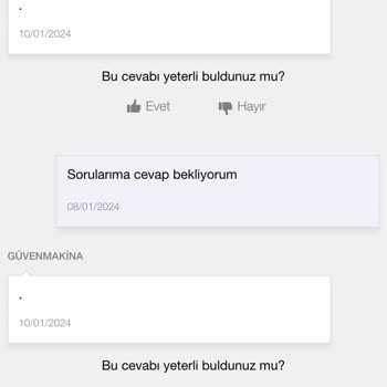 Güven Makine N11 Müşterinin Satıcıyla Yaşadığı Sorunlara Çözüm Bulmuyor