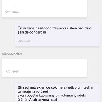 Güven Makine N11 Müşterinin Satıcıyla Yaşadığı Sorunlara Çözüm Bulmuyor