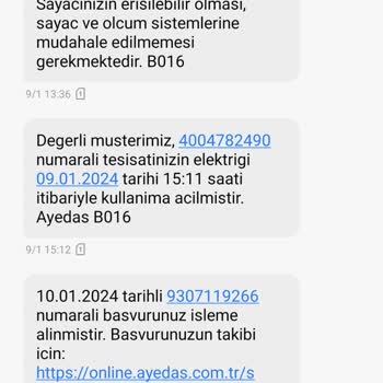 AYEDAŞ Açılmayan Tesisat İçin Açıldı Denildi