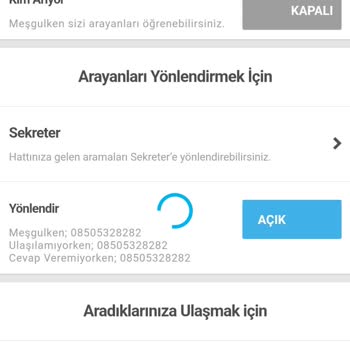 Turkcell Çağrı Yönlendirme Şikayet