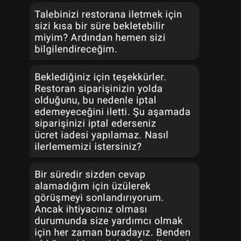 GetirYemek Yanlış Adrese Sipariş Sonrası İade Ve Adres Değişikliği Sorunu