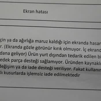 İdefix Kobo Clara 2e Sıfır Üründe Ekran Hatası