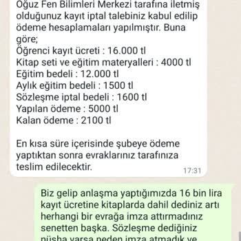 Oğuz Fen Bilimleri Eğitim Kurumları Eğitim Ve İletişimde Hayal Kırıklığı