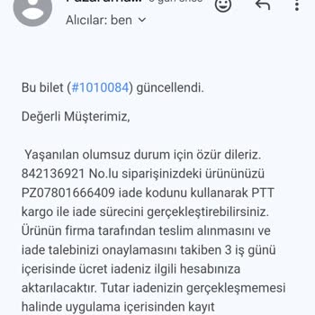 Pazarama İade Edilmeyen Ücret