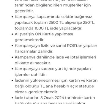 On Dijital Bankacılık  Kampanya Aldatmacası!