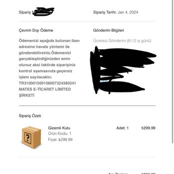 Murat Sakaoğlu Sakaoğlu Store Gizemli Kutu Mağduriyet