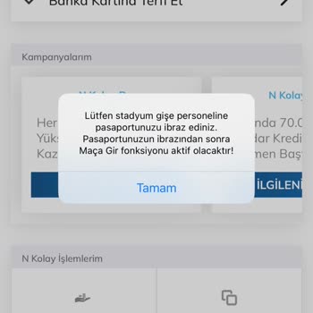 Passolig Pasaportunuzu İbraz Ediniz