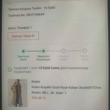 Trendyol'dan Alışveriş Pişmanlığı