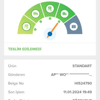 Yurt İçi Kargom Dağıtımda Yazdı Gelmedi