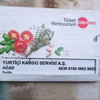 Ticket Restaurant Edenred Kartım İstediğimiz Ürünleri Alamıyoruz