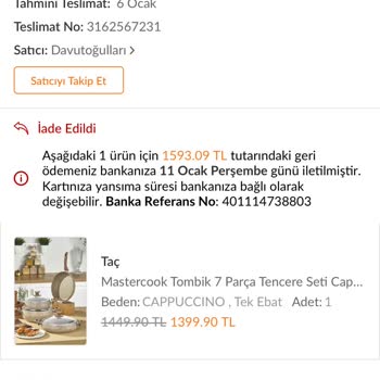 Trendyol Sipariş İptali Ve Fiyat Farkı Sorunu