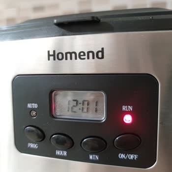 Homend Marka Filtre Kahve Makinesi Kontrol Panelinde Buğulanmalar