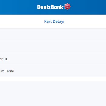 Denizbank'ın Yaşattığı Kredi Kart Mağduriyeti