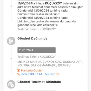 MNG Kargo Sorumsuz Küçükköy Şubesi