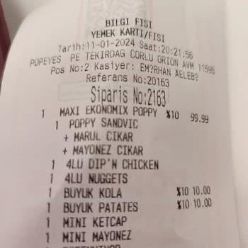 Popeyes Soğuk Servis Hayal Kırıklığı!