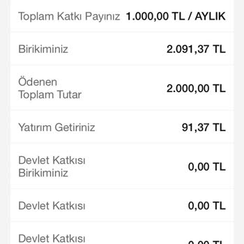 Garanti BBVA Bireysel Emeklilik Devlet Katkısı Gözükmüyor