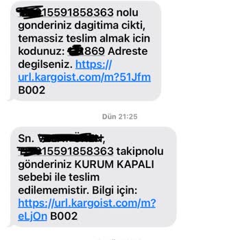 "Kargoist" Müşteri Mağduriyeti