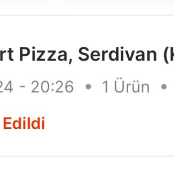 Pasaport Pizza Siparişim Sürekli İptal Edilmesi