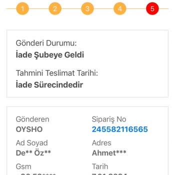 Bir Günde Kargo Kargo Teslimatında Yaşanan Sorun Ve İade Süreci